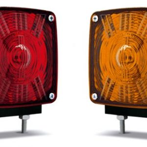 DIRECCIONAL CUADRADA, ABS CROMADO, 40 LEDS